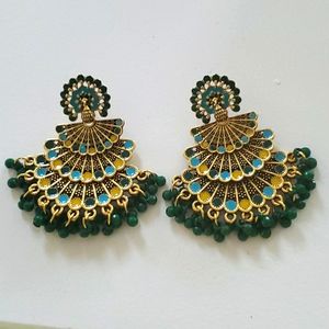 Peacock Earrings